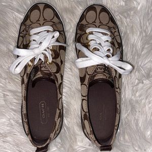 Coach leather sneakers